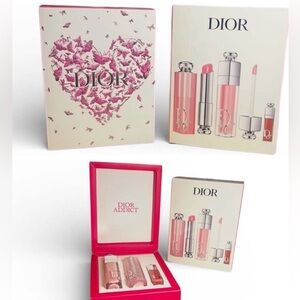 🌸New DIOR ADDICT 3 pcs Gift Set Butterfly Heart Limited Edition